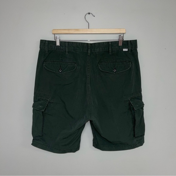 Levi's Cargo Shorts Men's Size 36 Racing Green True Chino Carrier Cotton Ripstop - Picture 6 of 11